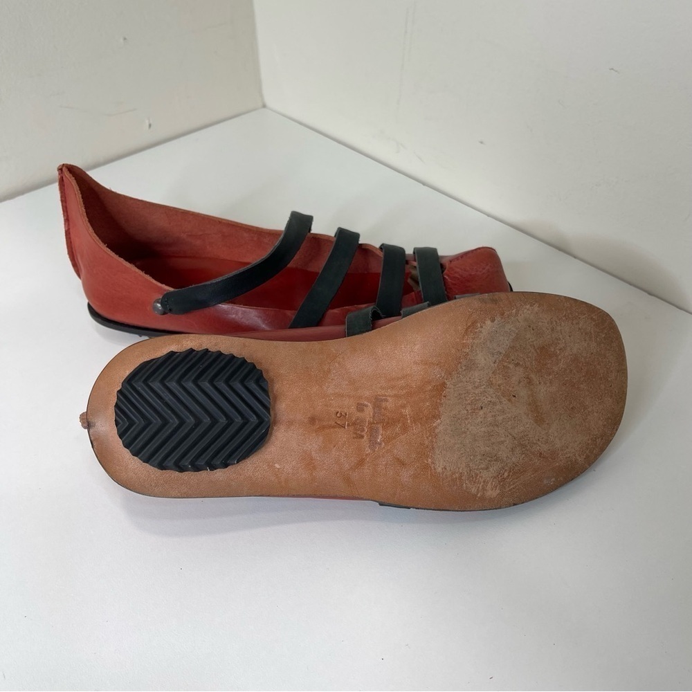 Cydwoq Jail Women's Shoe hand made Cottagecore ballet flat l - Picture 11 of 13